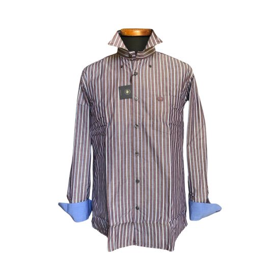 Omer_Freidman_Camice_Righe_Bianco_Marrone2_Ascot_Shop_